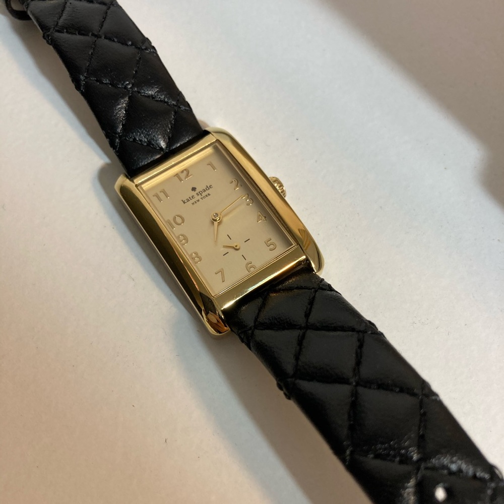 NWT Kate Spade Leather Gold Watch PRICE FIRM - NEW